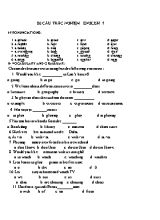 80 Câu trắc nghiệm english 7